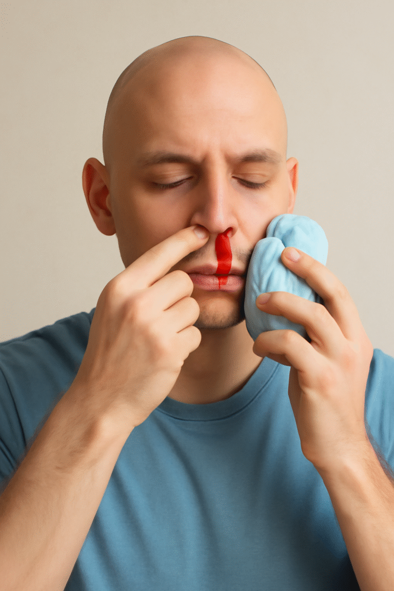 Nosebleed First Aid: